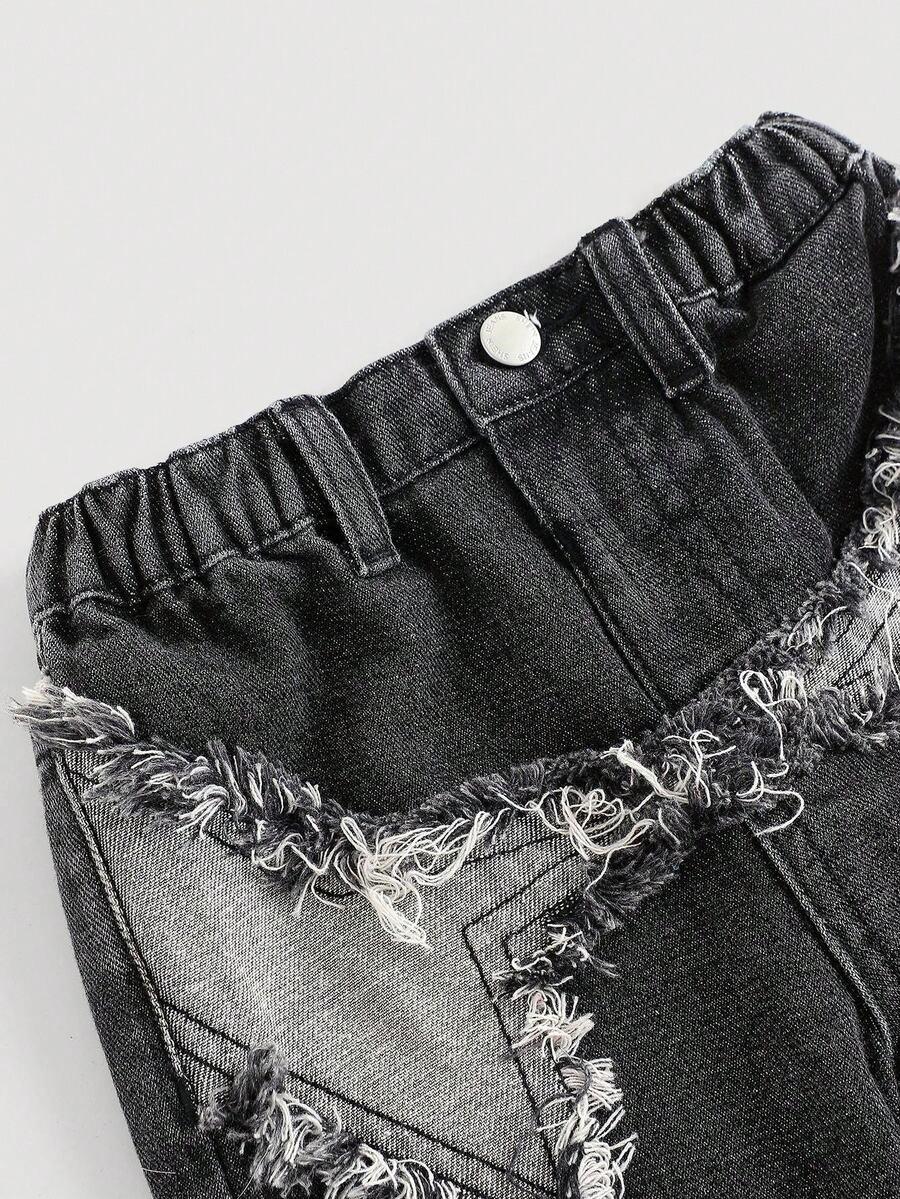 SPODNIE JEANSOWE ripped
