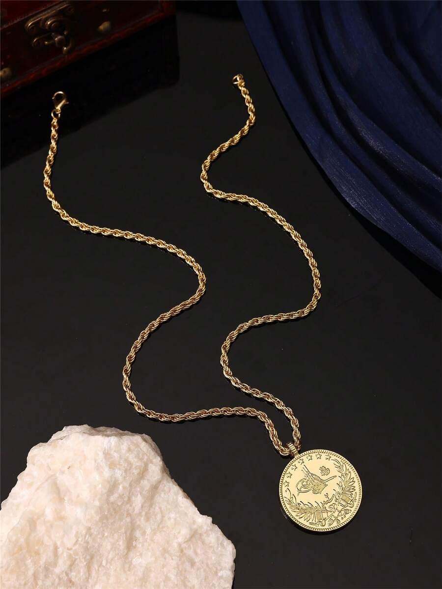 złoty naszyjnik zdobienie