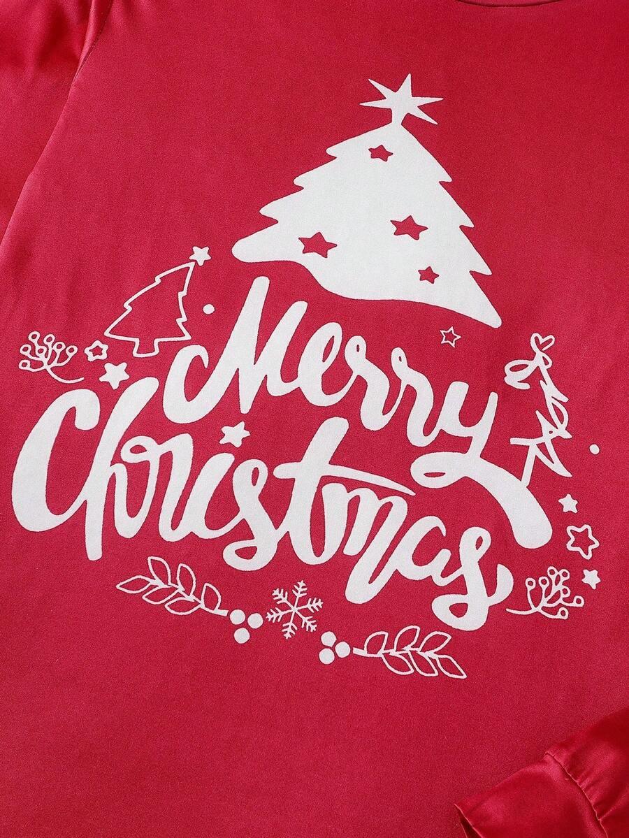 ŚWIĄTECZNA PIŻAMA MERRY CHRISTMAS KOMPLET BLUZKA SPODNIE