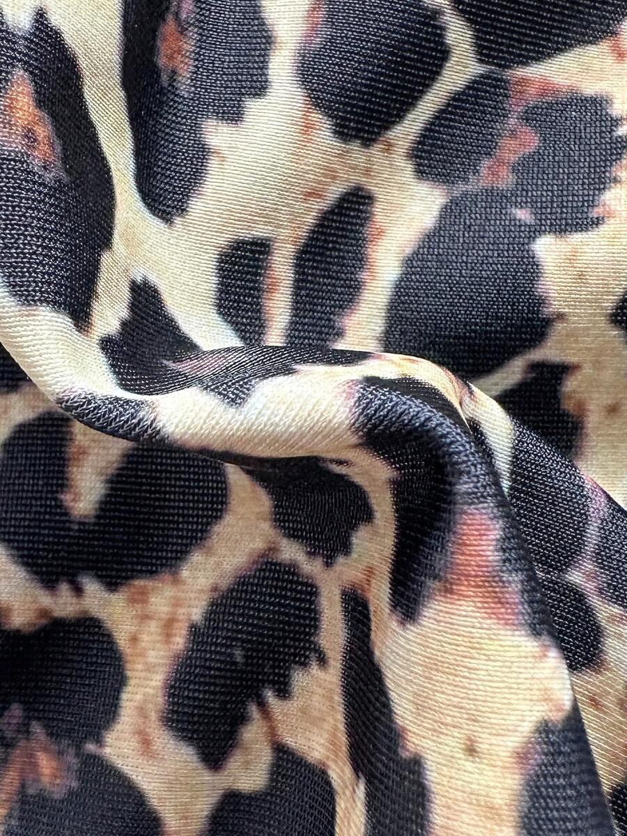 STRÓJ KĄPIELOWY DWUCZĘŚCIOWY print zwierzęcy