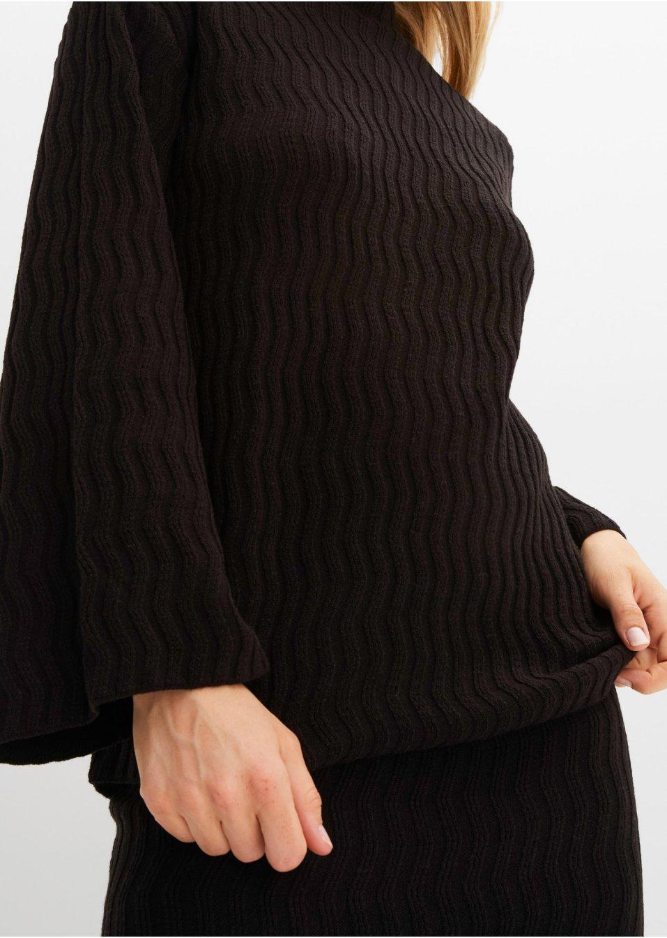 SWETER Z SZEROKIMI RĘKAWAMI