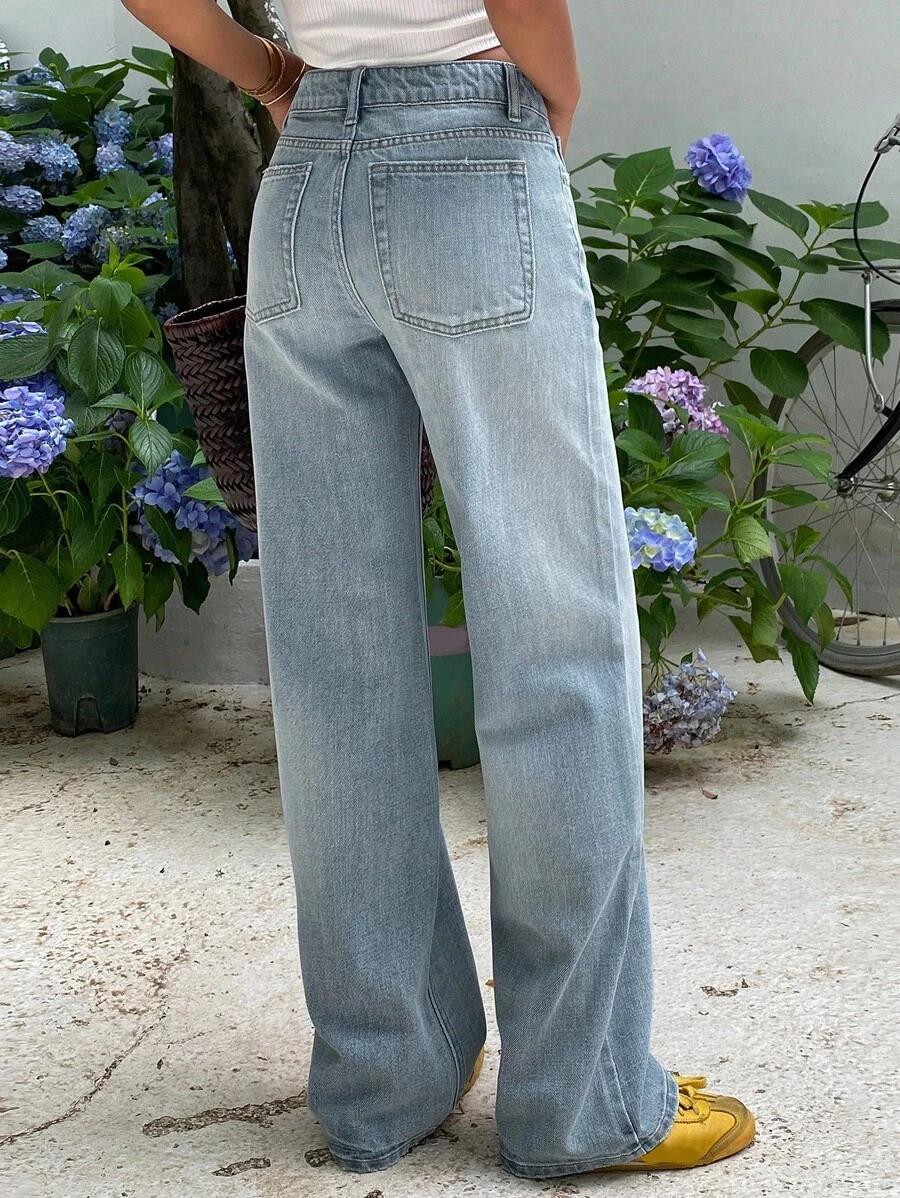 NIEBIESKIE SPODNIE JEANS