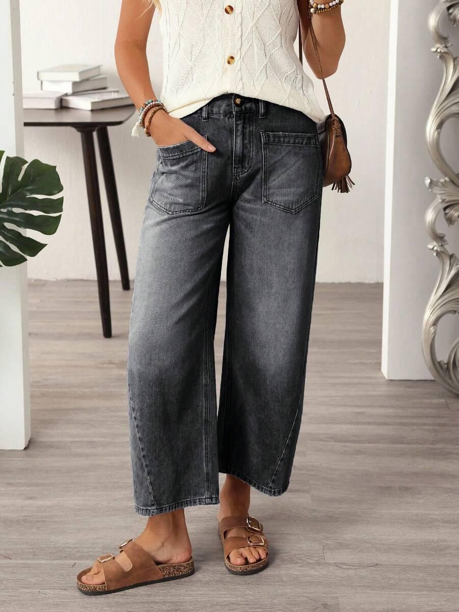 spodnie jeans kieszenie