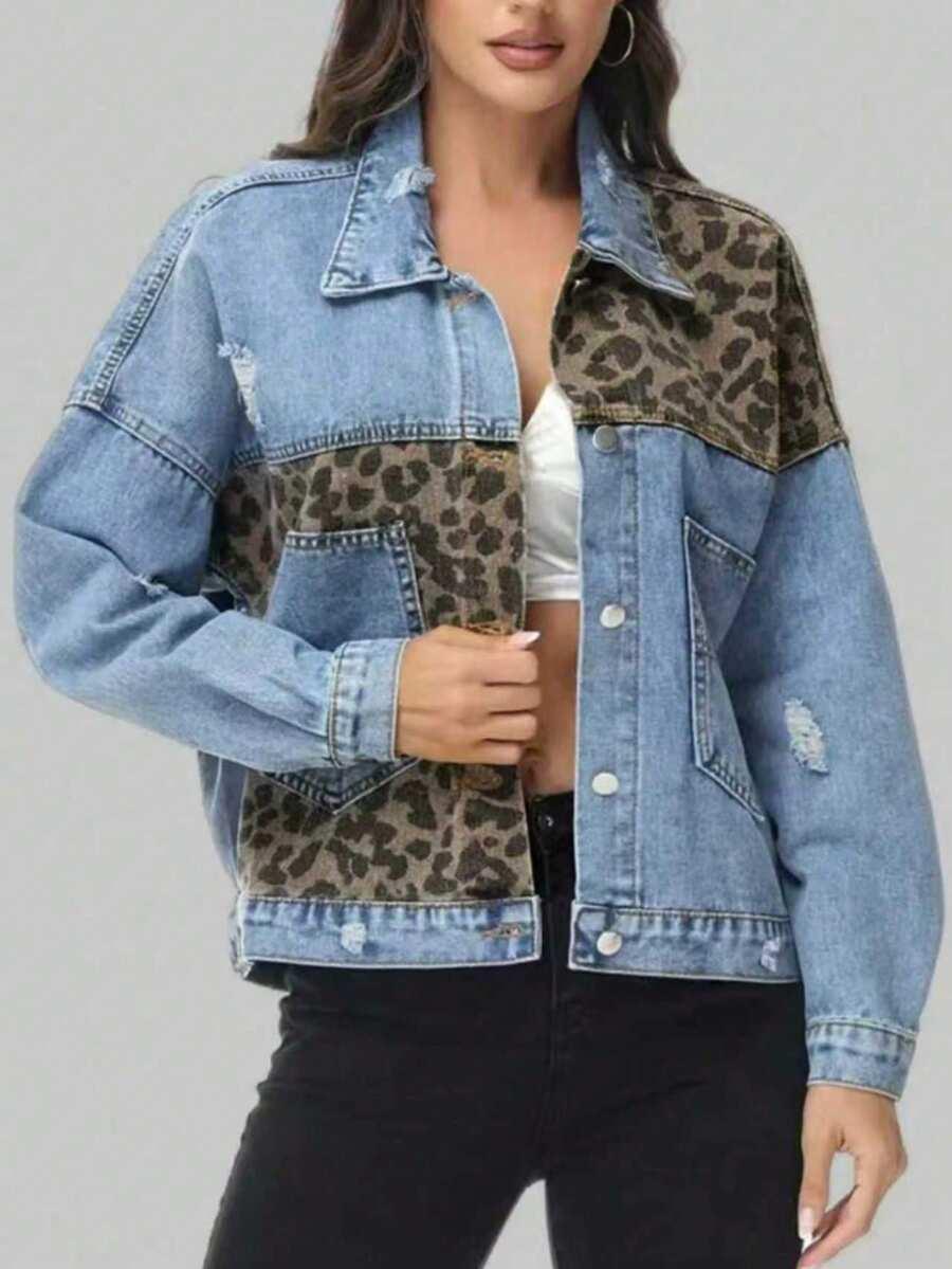niebieska kurtka jeans