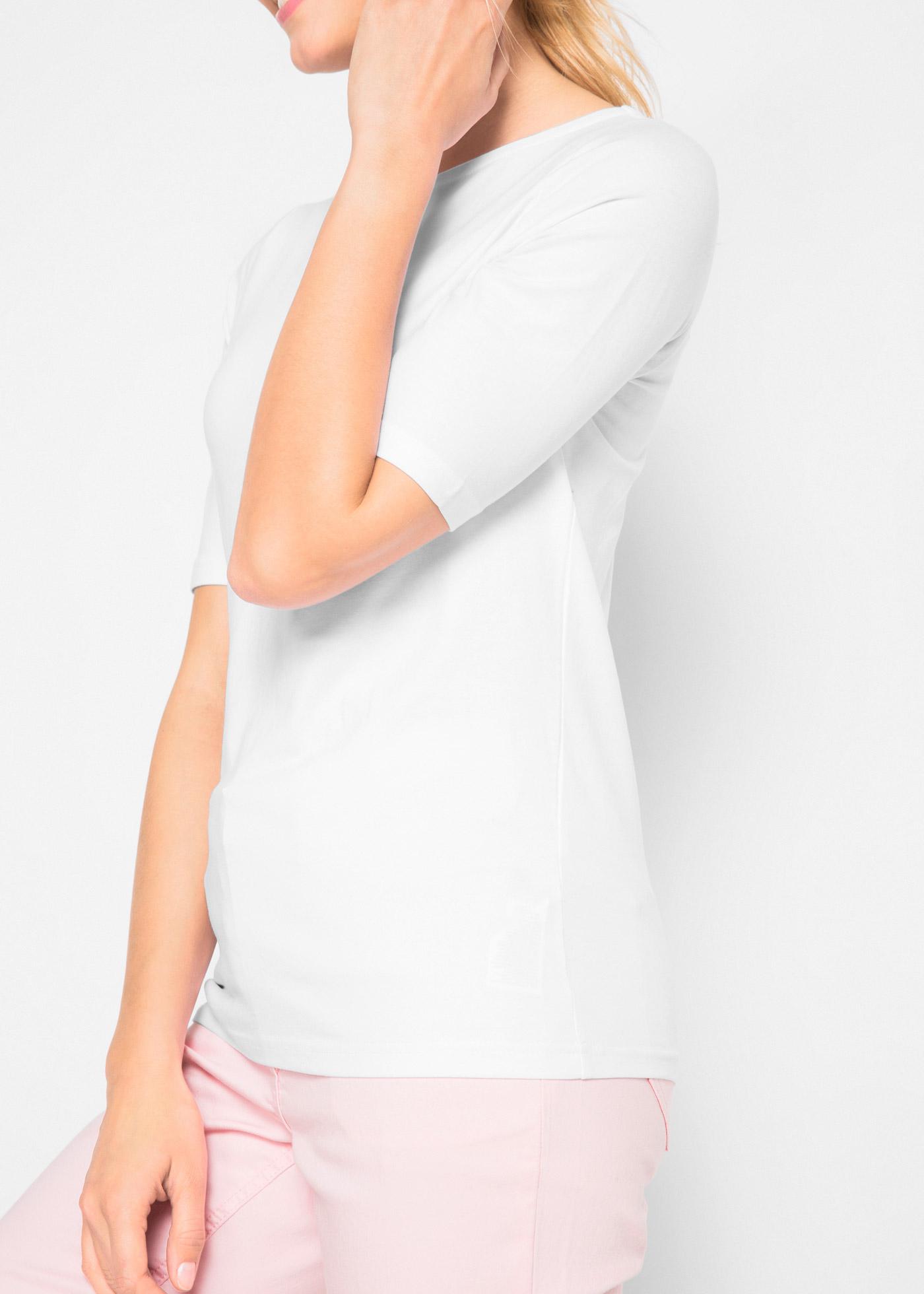 BIAŁY T-SHIRT BASIC
