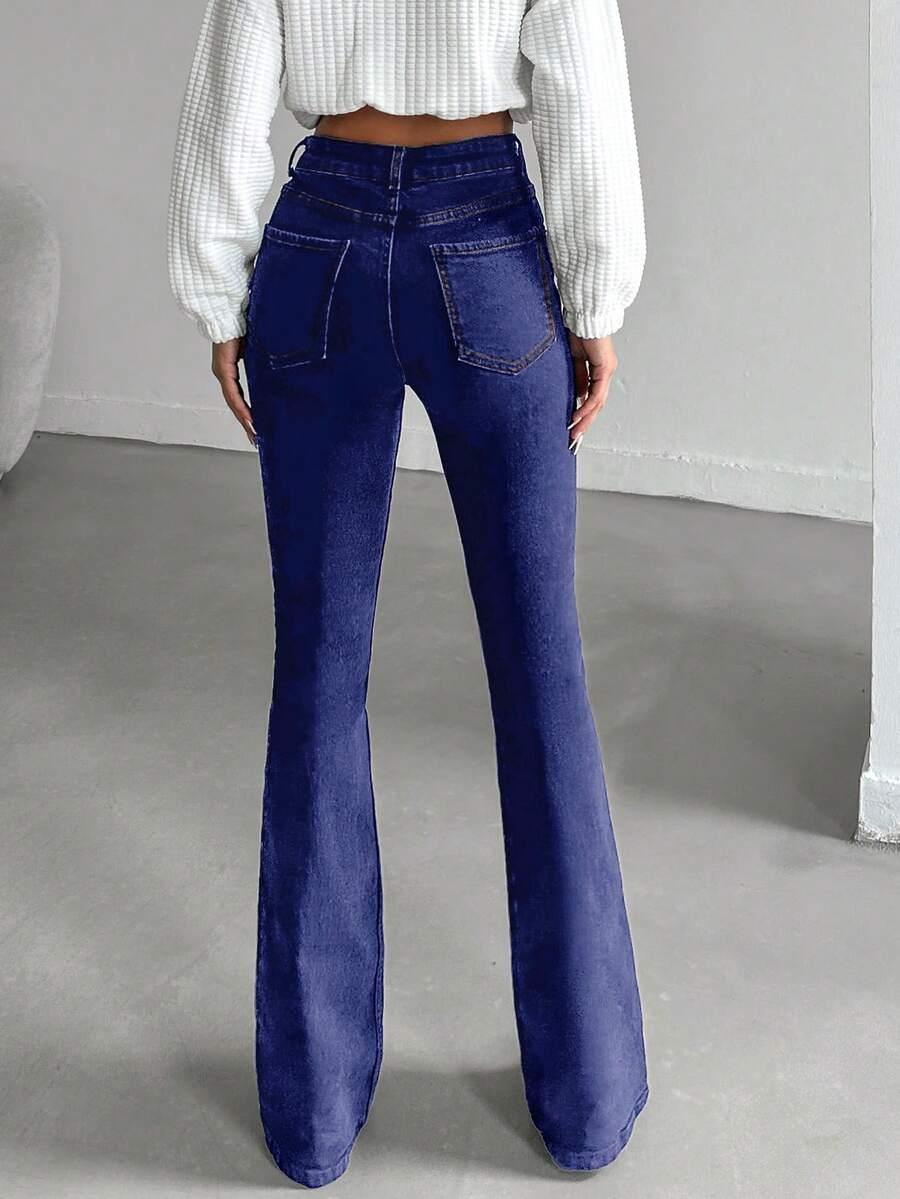 NIEBIESKIE SPODNIE JEANS
