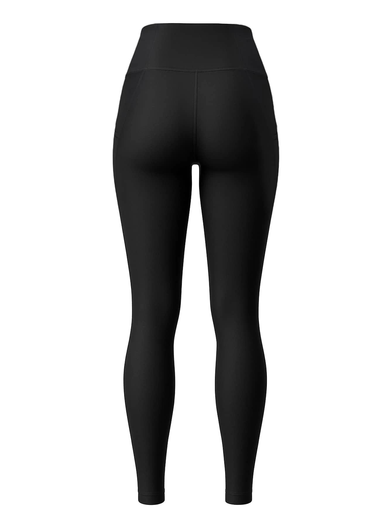 czarne sportowe legginsy 
