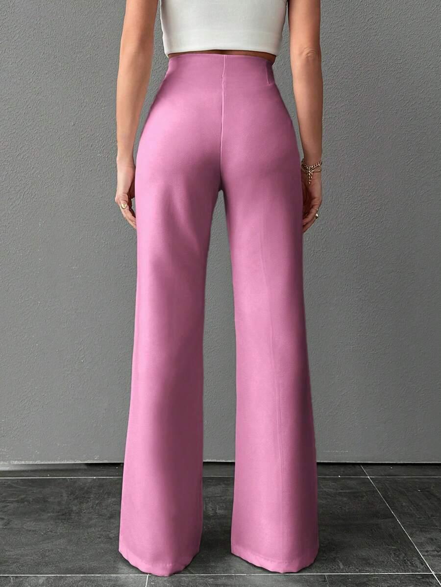 ELEGANCKIE SPODNIE Z WYSOKIM STANEM