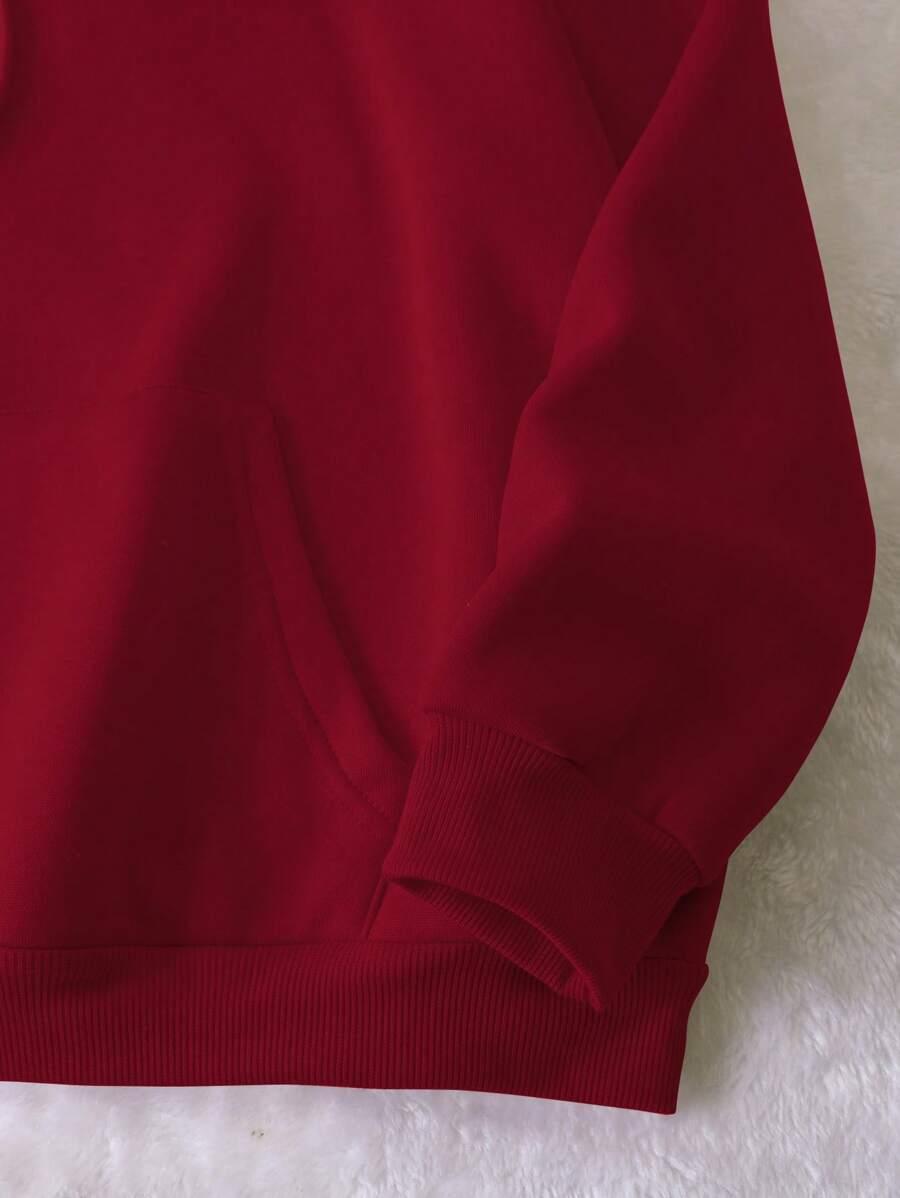 czerwona bluza kaptur