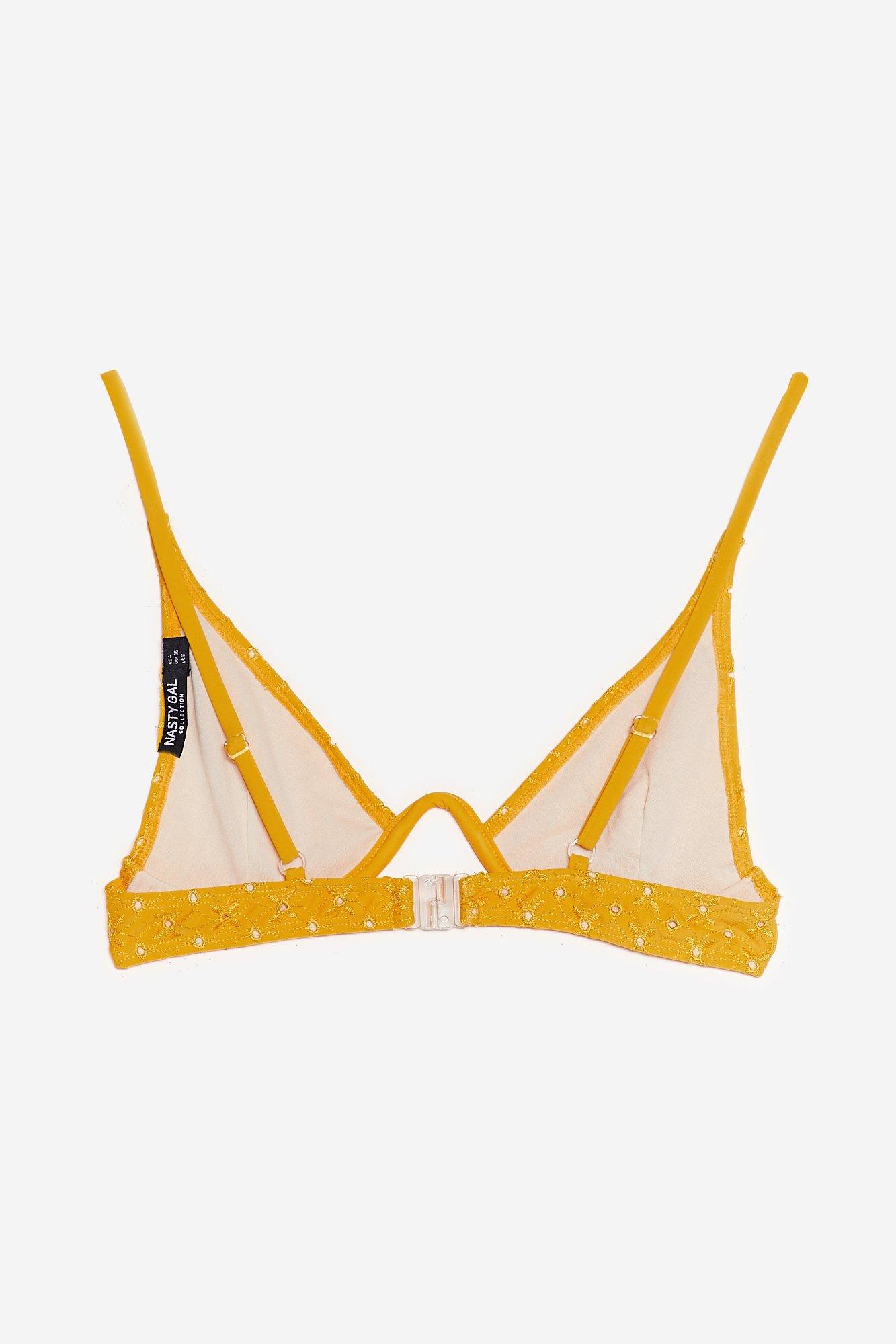 żółty komplet bikini