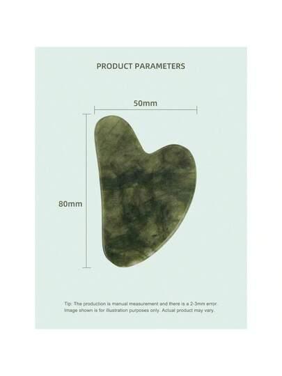 zielony kamień Gua Sha do masażu 