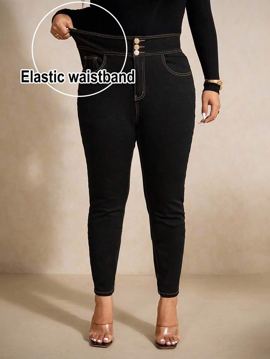 SPODNIE JEANS WYSOKI STAN