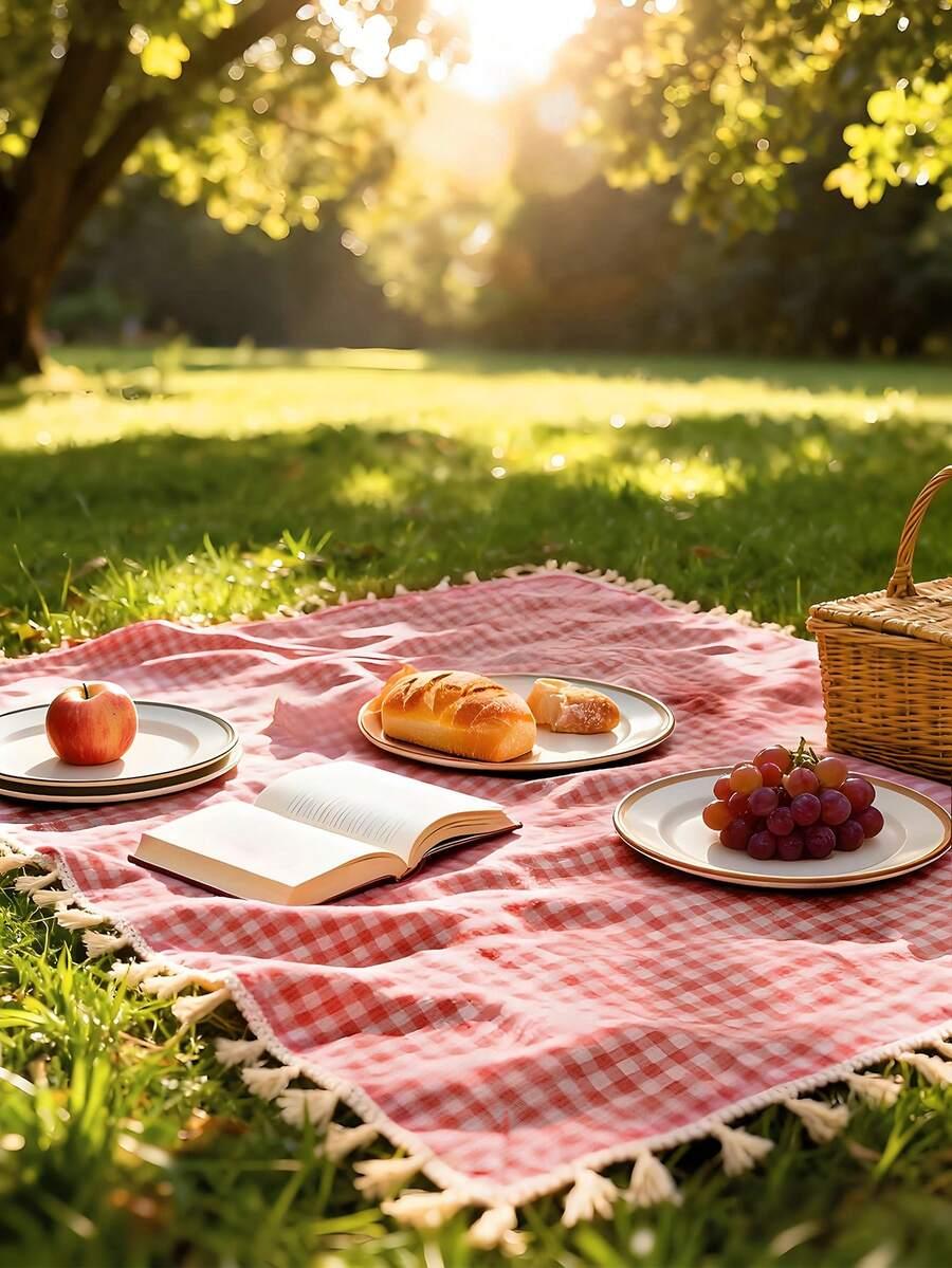 KOC PIKNIKOWY WZÓR KRATKA