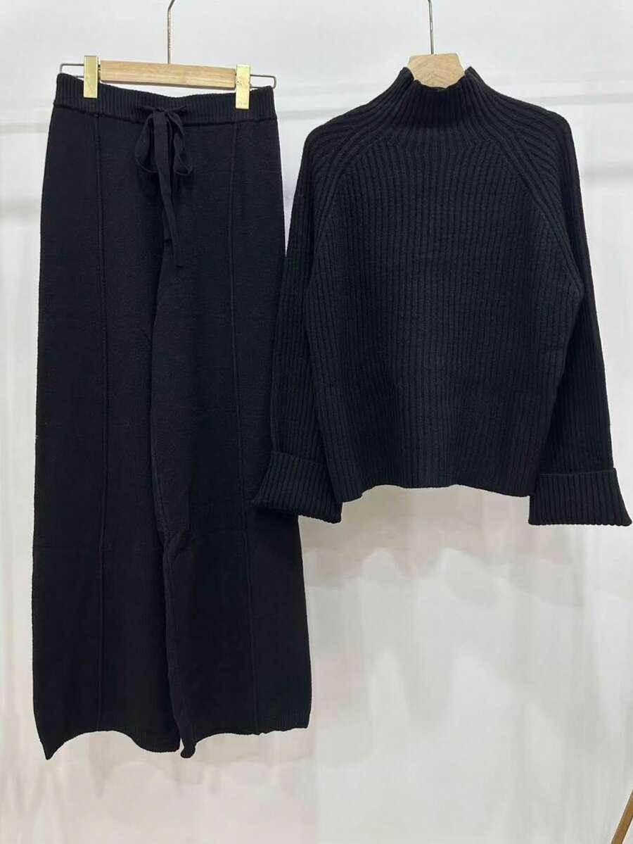 SWETER SPODNIE KOMPLET