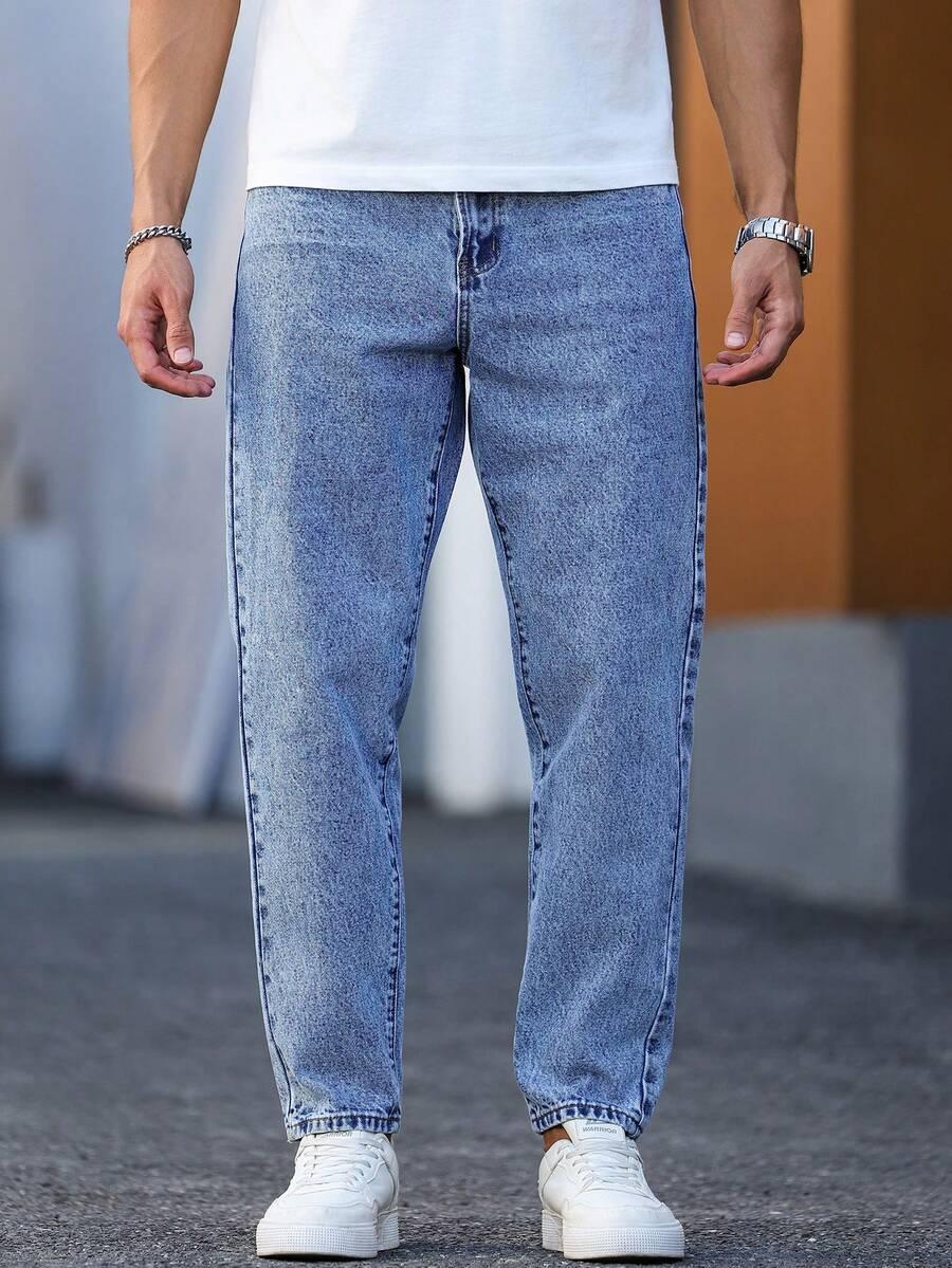 NIEBIESKIE SPODNIE JEANS