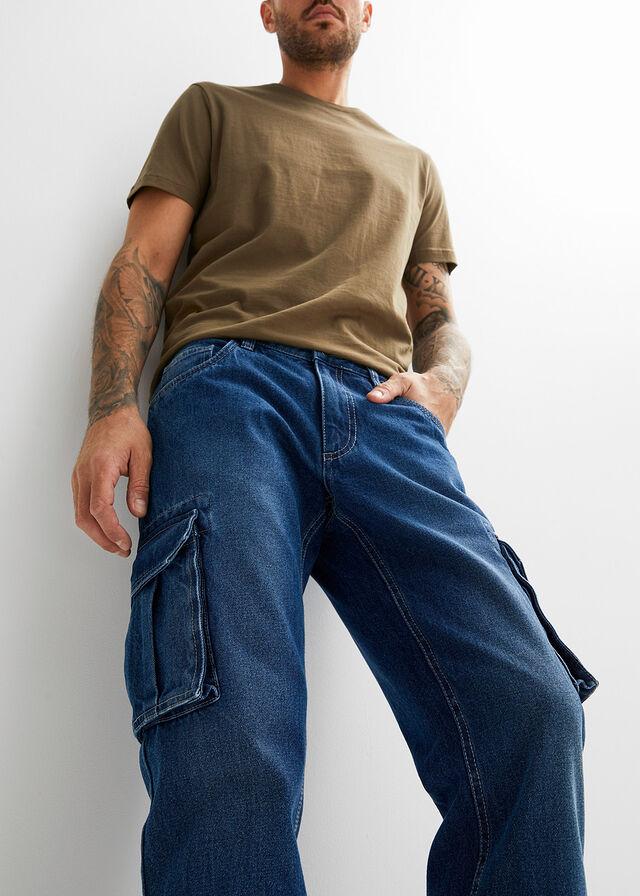 spodnie BOJÓWKI jeans kieszenie