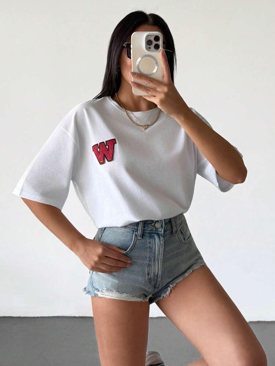 T-SHIRT DAMSKI BIAŁY