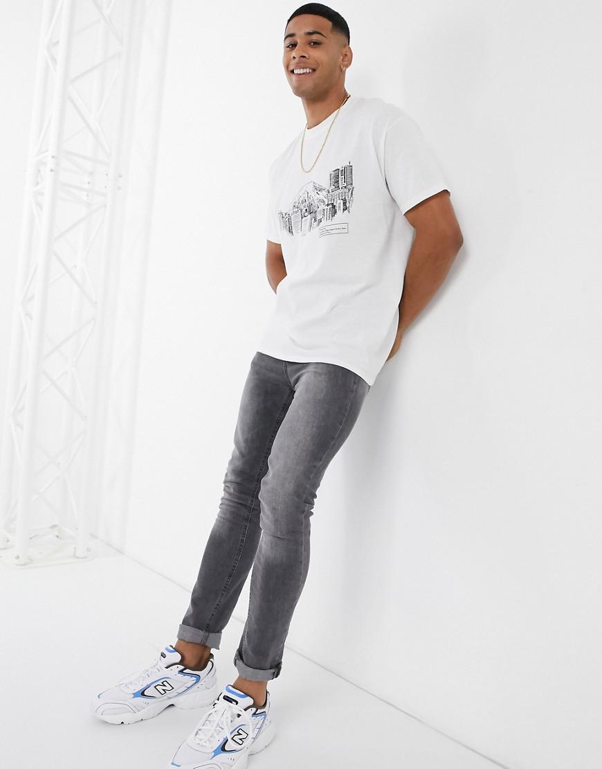 BIAŁY T-SHIRT BASIC