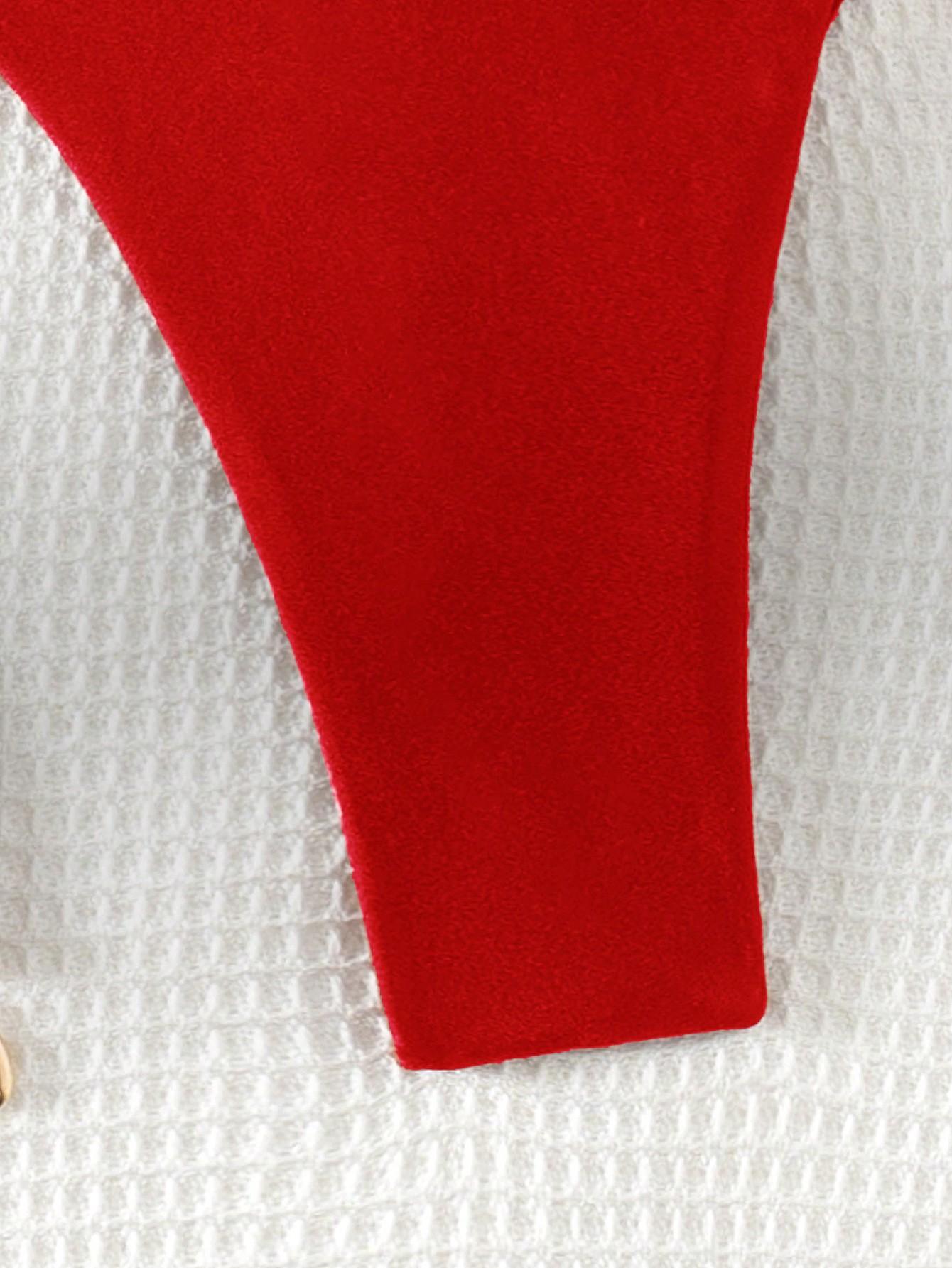CZERWONY DÓŁ OD BIKINI 