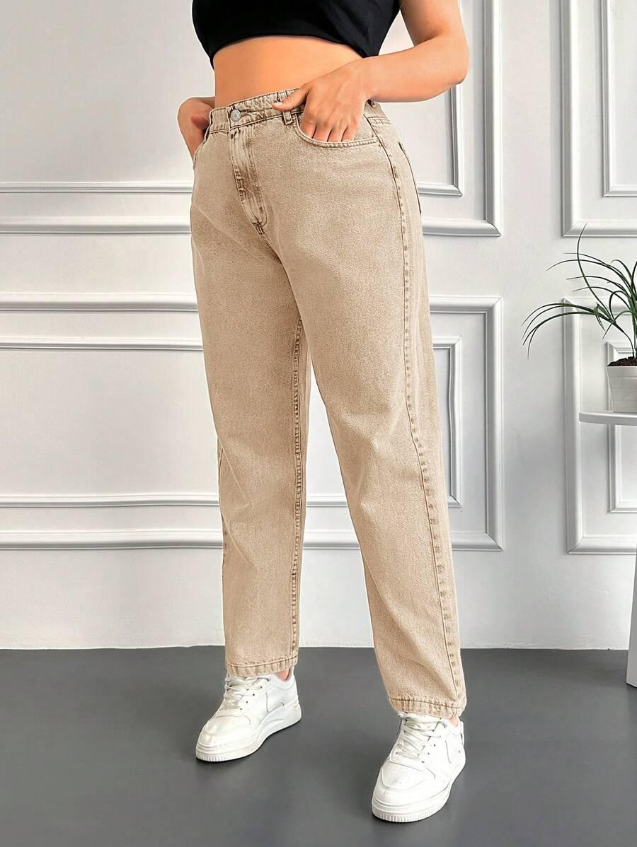 SPODNIE JEANS WYSOKI STAN