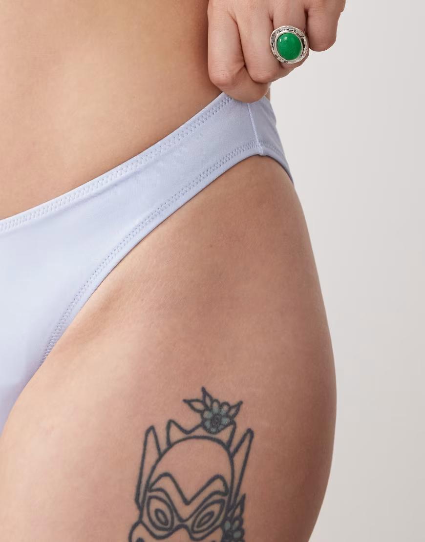 niebieski dół od bikini basic