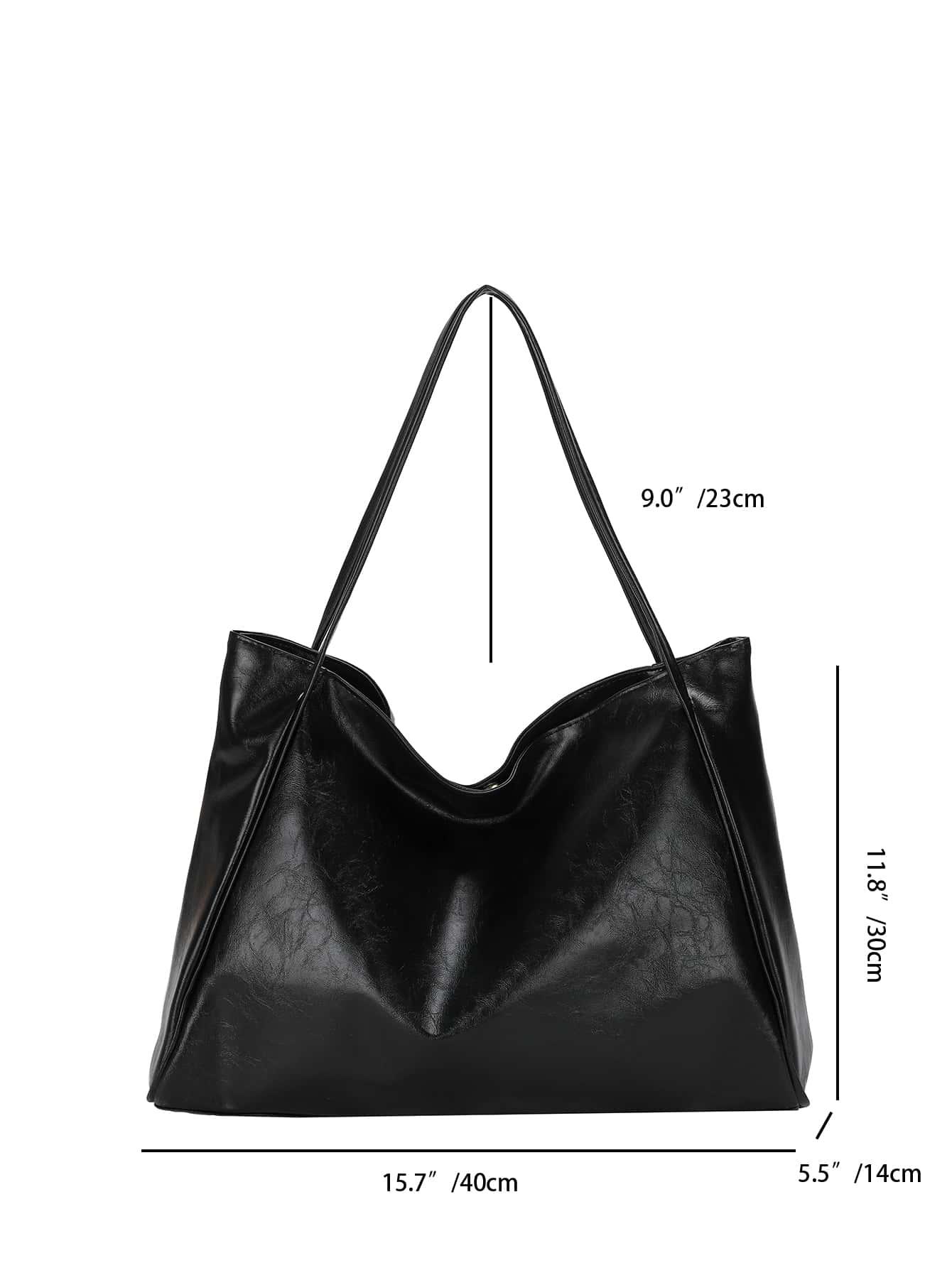 CZARNA TOREBKA SHOPPER