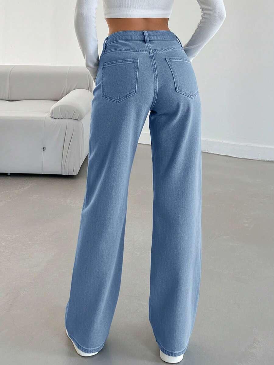 NIEBIESKIE SPODNIE JEANS 