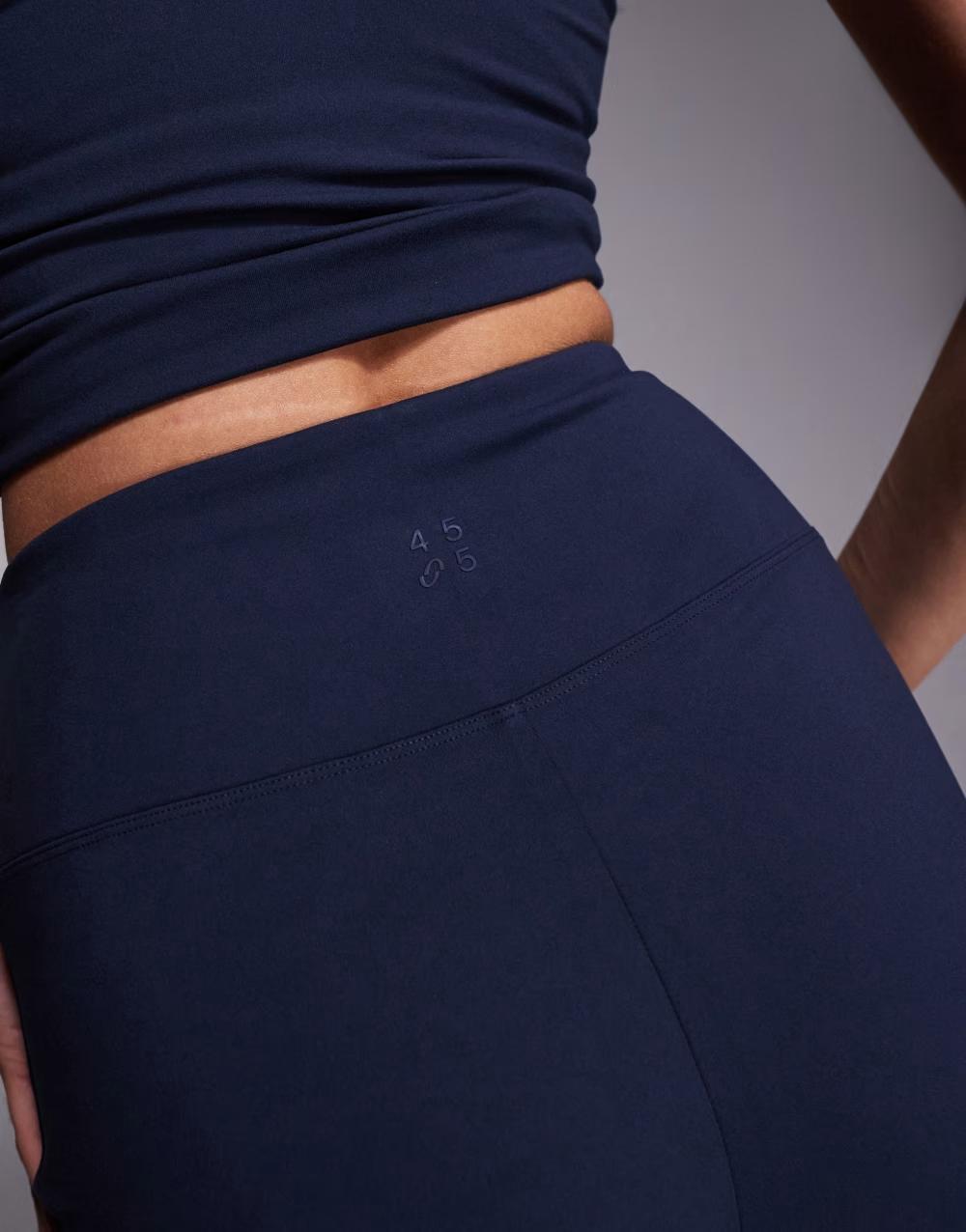 granatowe legginsy wysoki stan