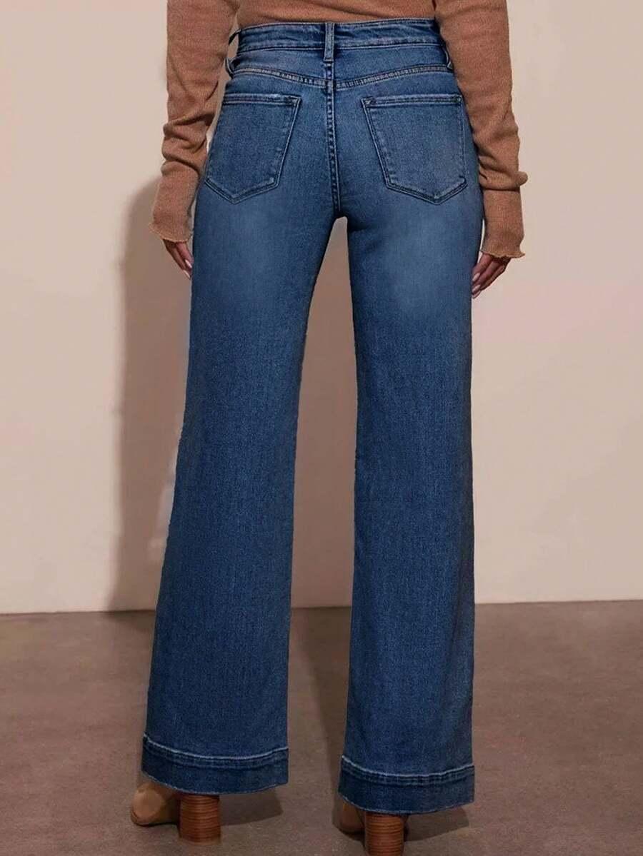 NIEBIESKIE SPODNIE JEANS 