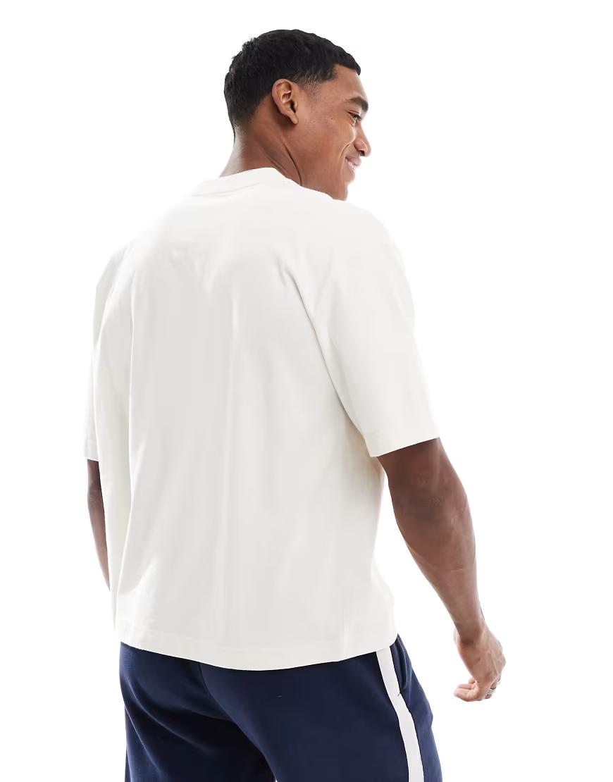 kremowy t-shirt basic