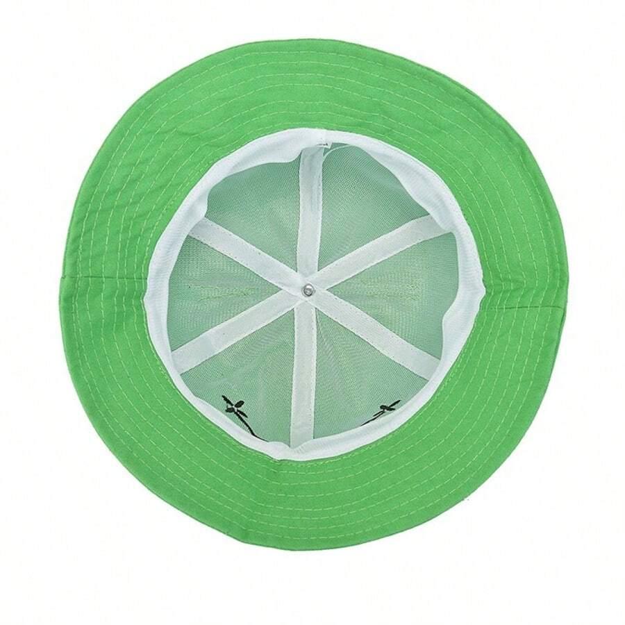 zielona czapka bucket
