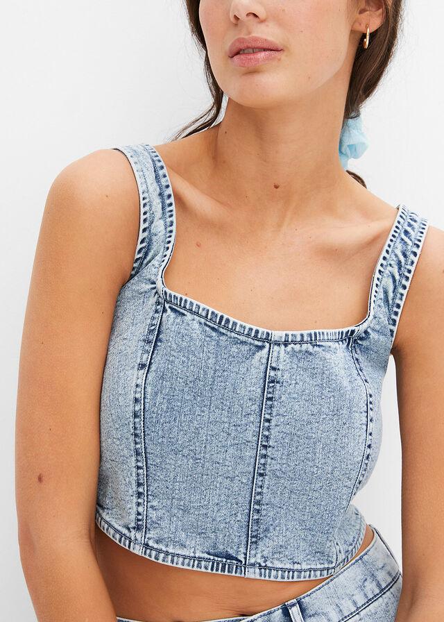 TOP JEANSOWY DAMSKI