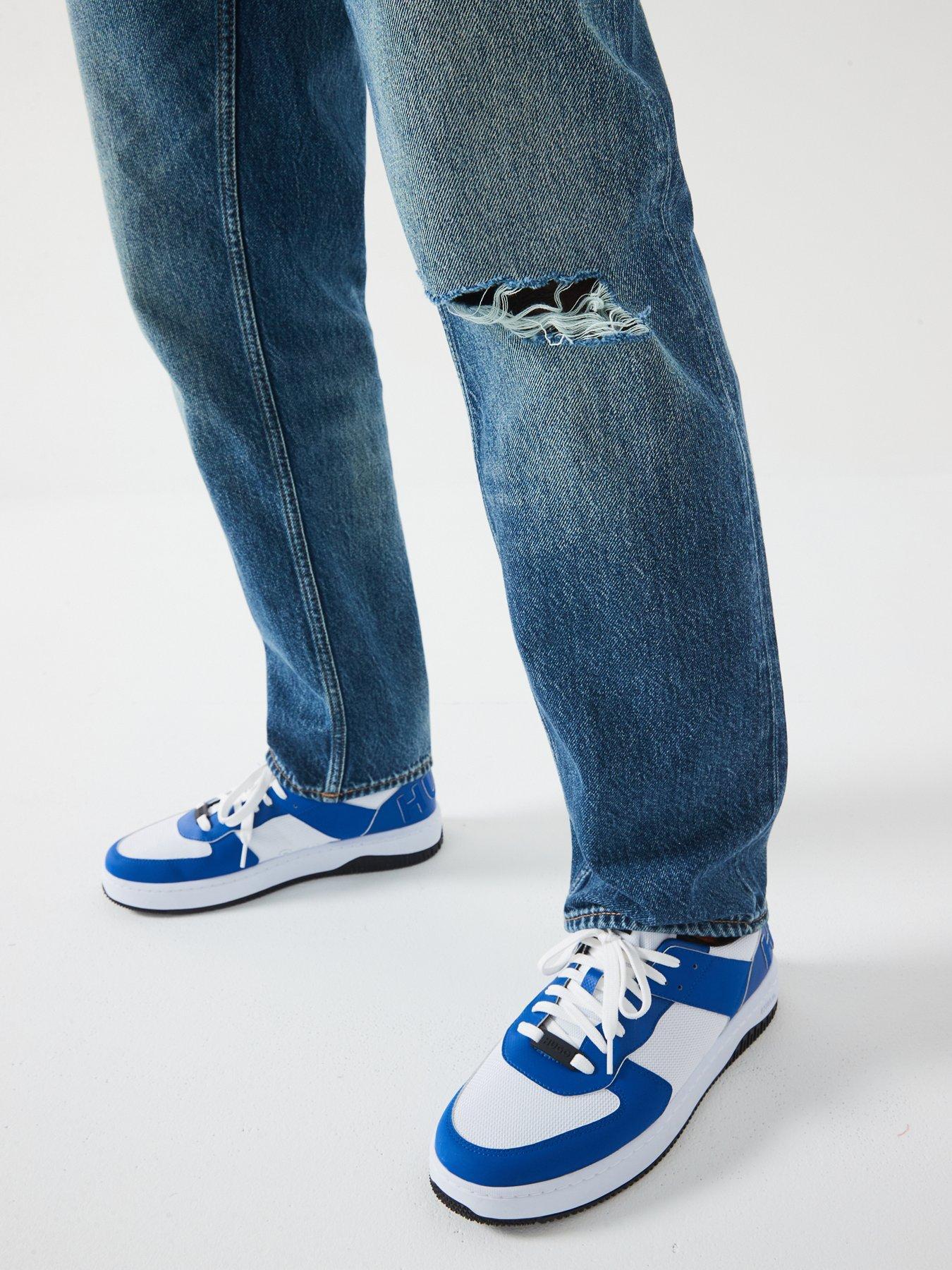 HUGO BOSS JEANSY Z PRZETARCIEM REGULAR FIT 50529169