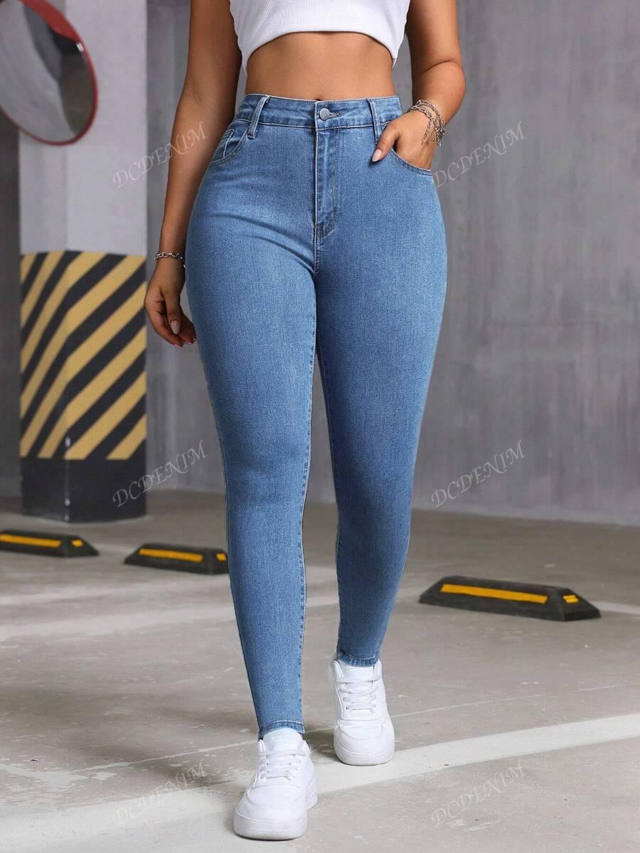 NIEBIESKIE SPODNIE JEANS
