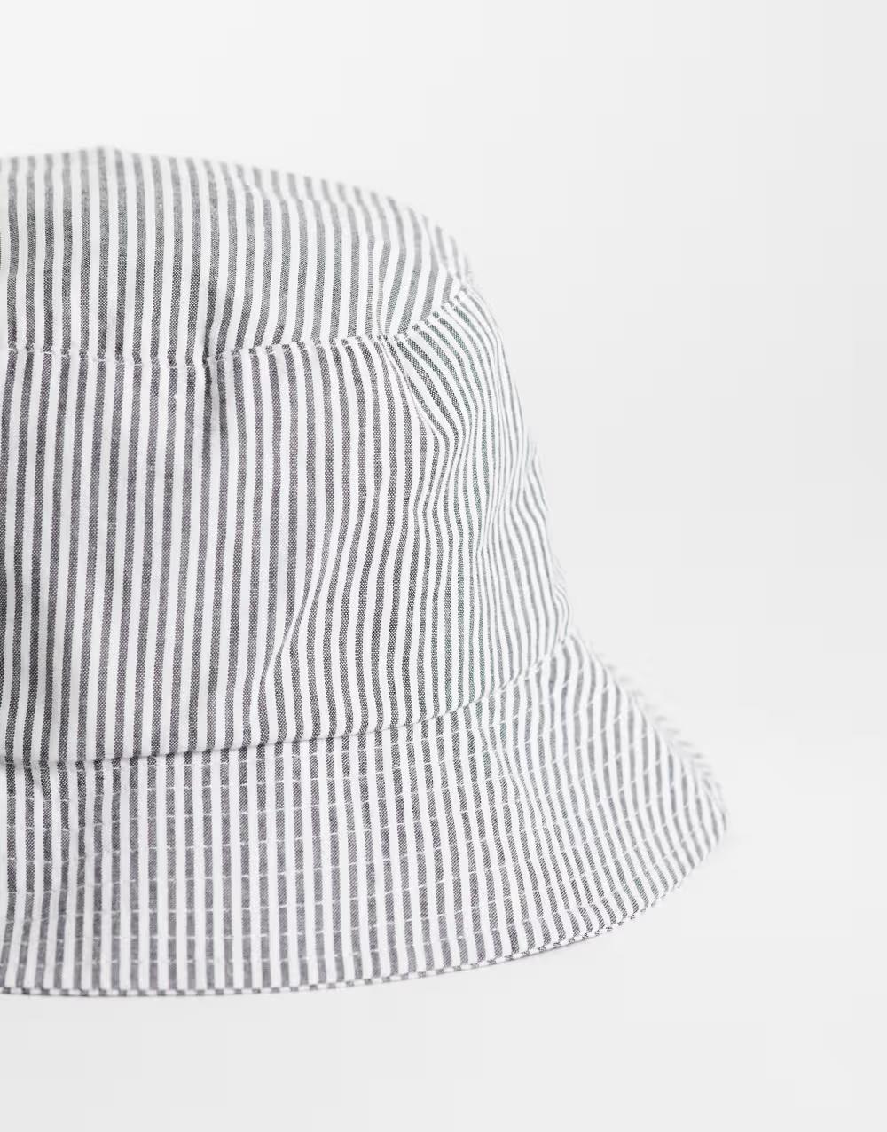 kapelusz bucket paski