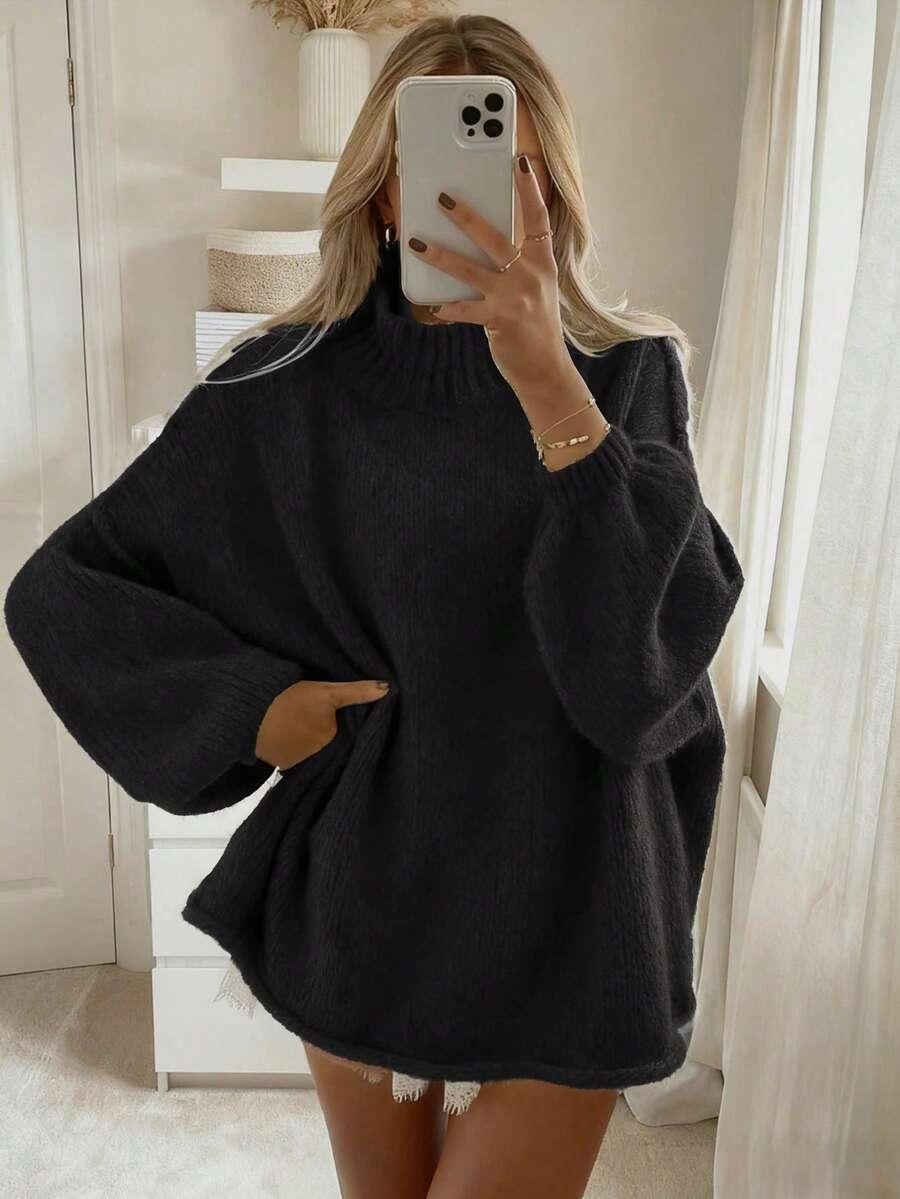 sweter z długim rękawem
