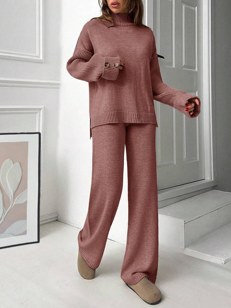 sweter spodnie komplet
