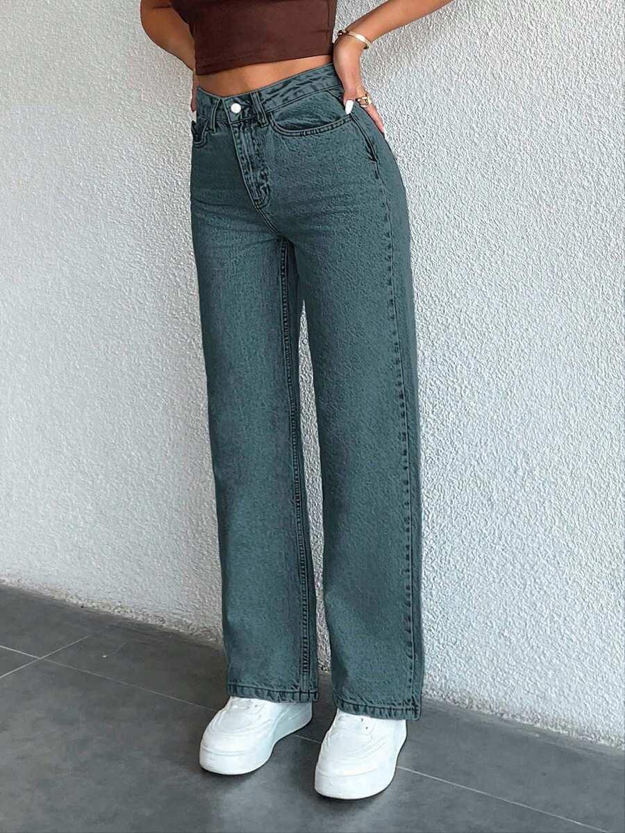 spodnie jeans prosta nogawka