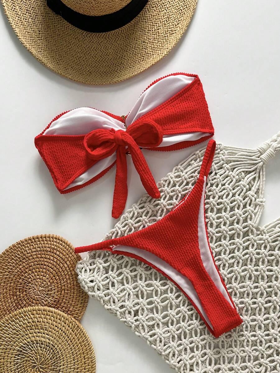 dwuczęściowy kostium kąpielowy bikini