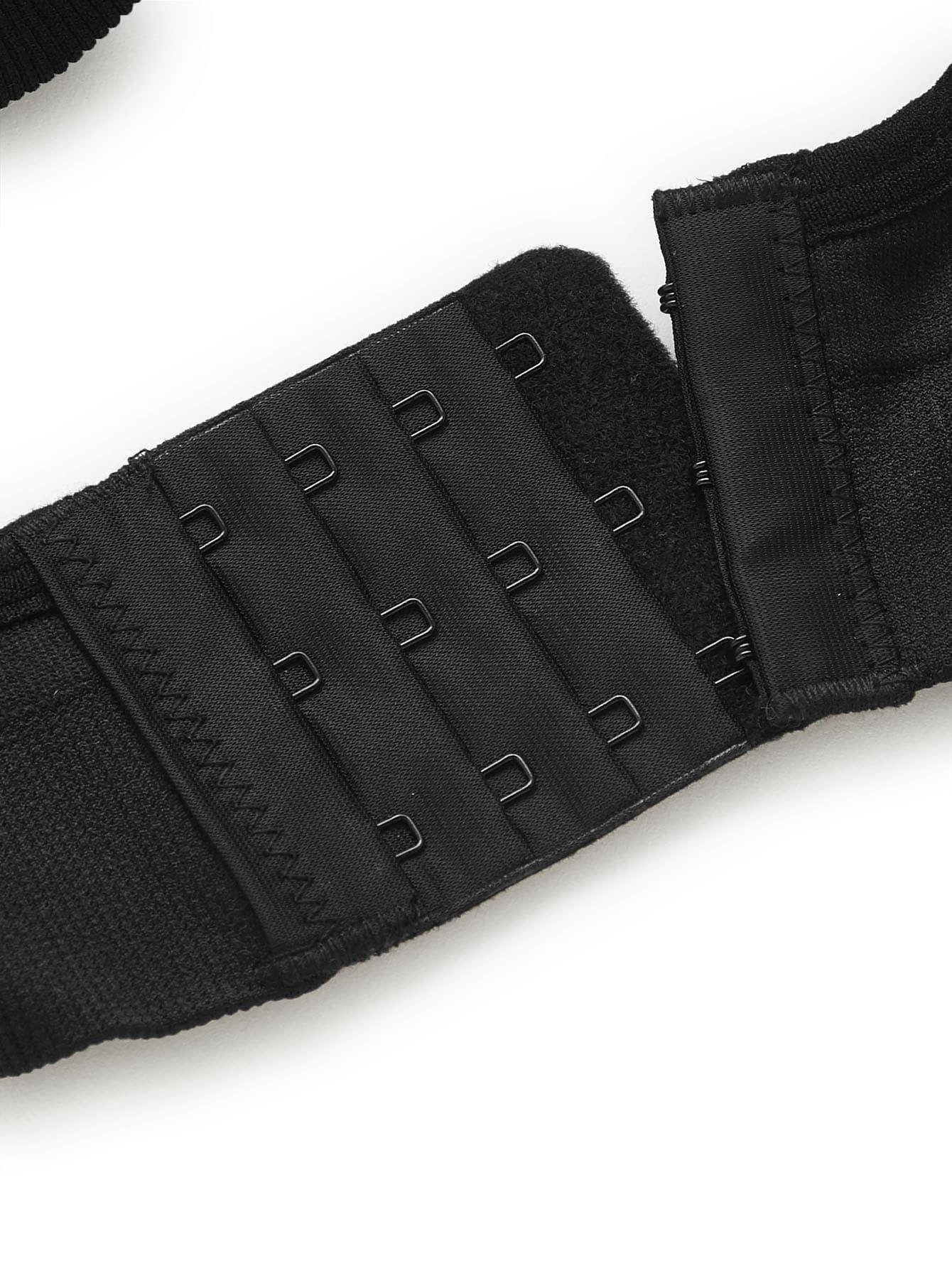 bezszwowy czarny biustonosz do karmienia 3-pack