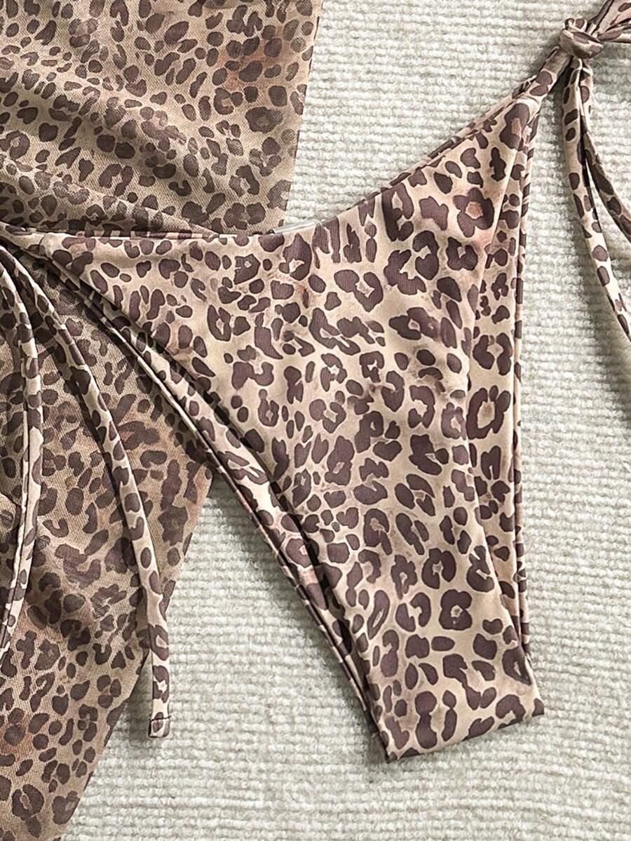 DWUCZĘŚCIOWY STRÓJ KĄPIELOWY ANIMAL PRINT