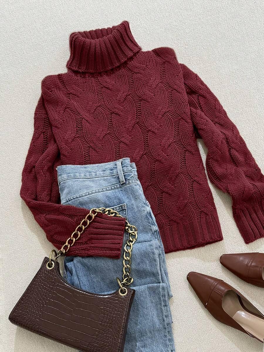 BURGUNDOWY SWETER GOLF