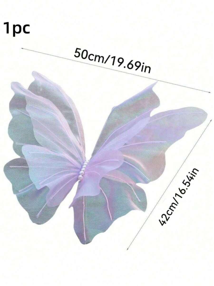 fioletowy MOTYL DEKORACJA