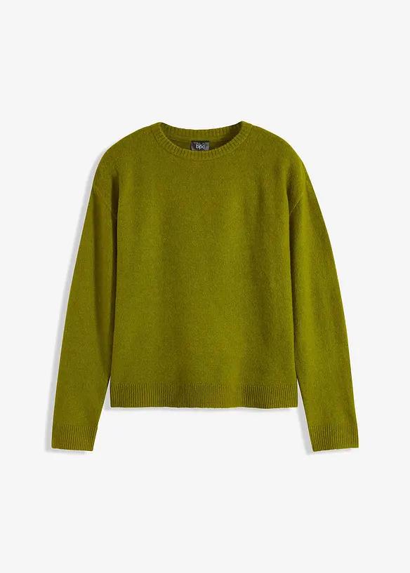 SWETER Z OKRĄGŁYM DEKOLTEM