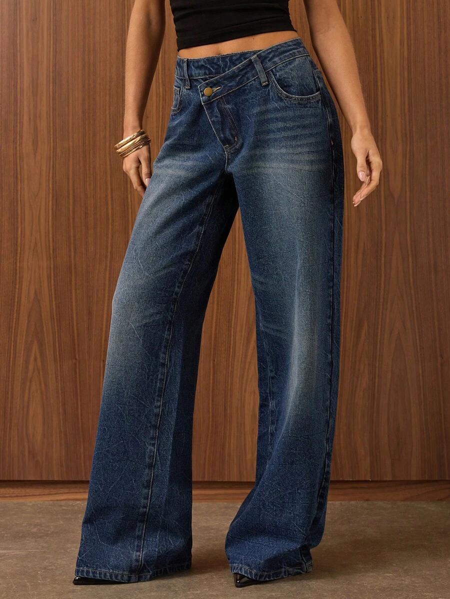 NIEBIESKIE SPODNIE JEANS