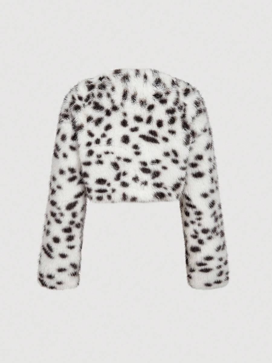 futro syntetyczne animal print