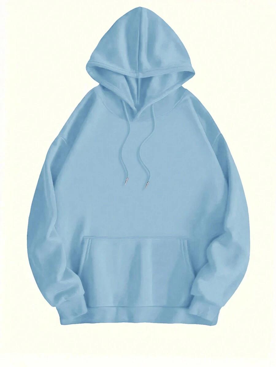 NIEBIESKA BLUZA KAPTUR