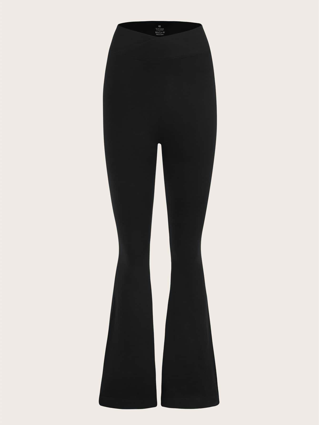 CZARNE LEGGINSY DZWONY