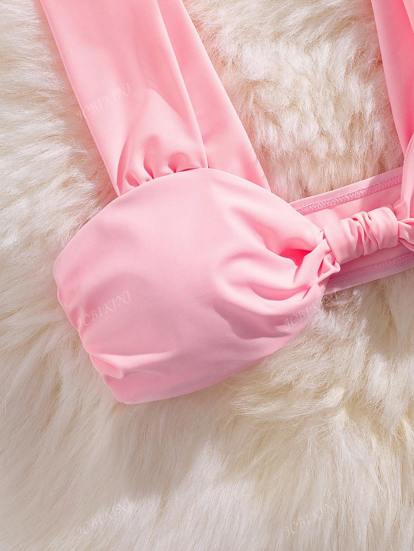 różowa góra od bikini 