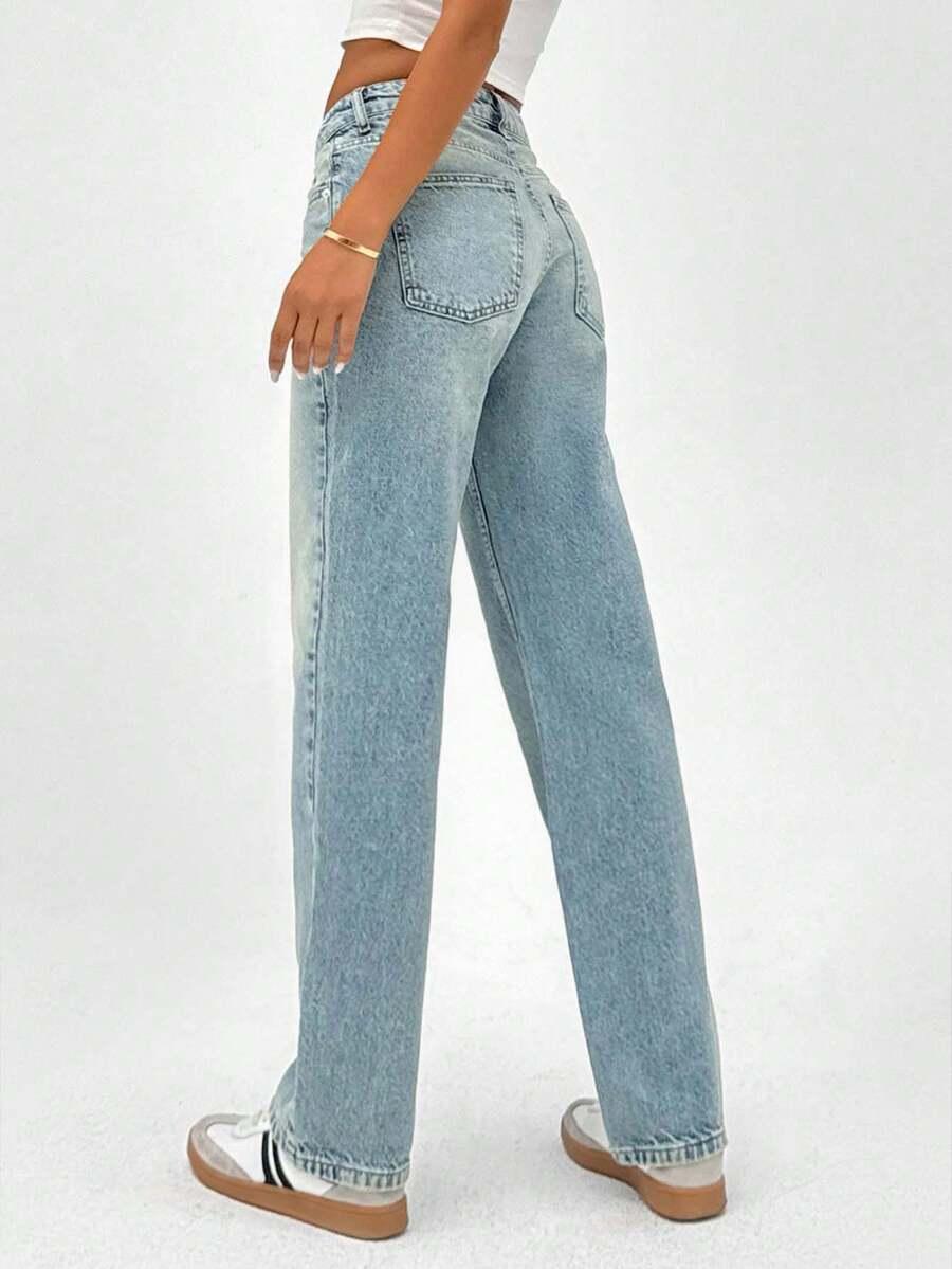 NIEBIESKIE SPODNIE JEANS 